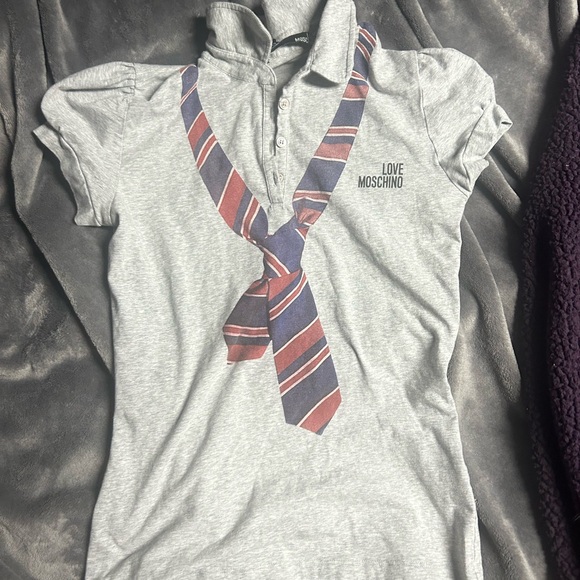 Moschino Button Up Tee - Picture 1 of 9